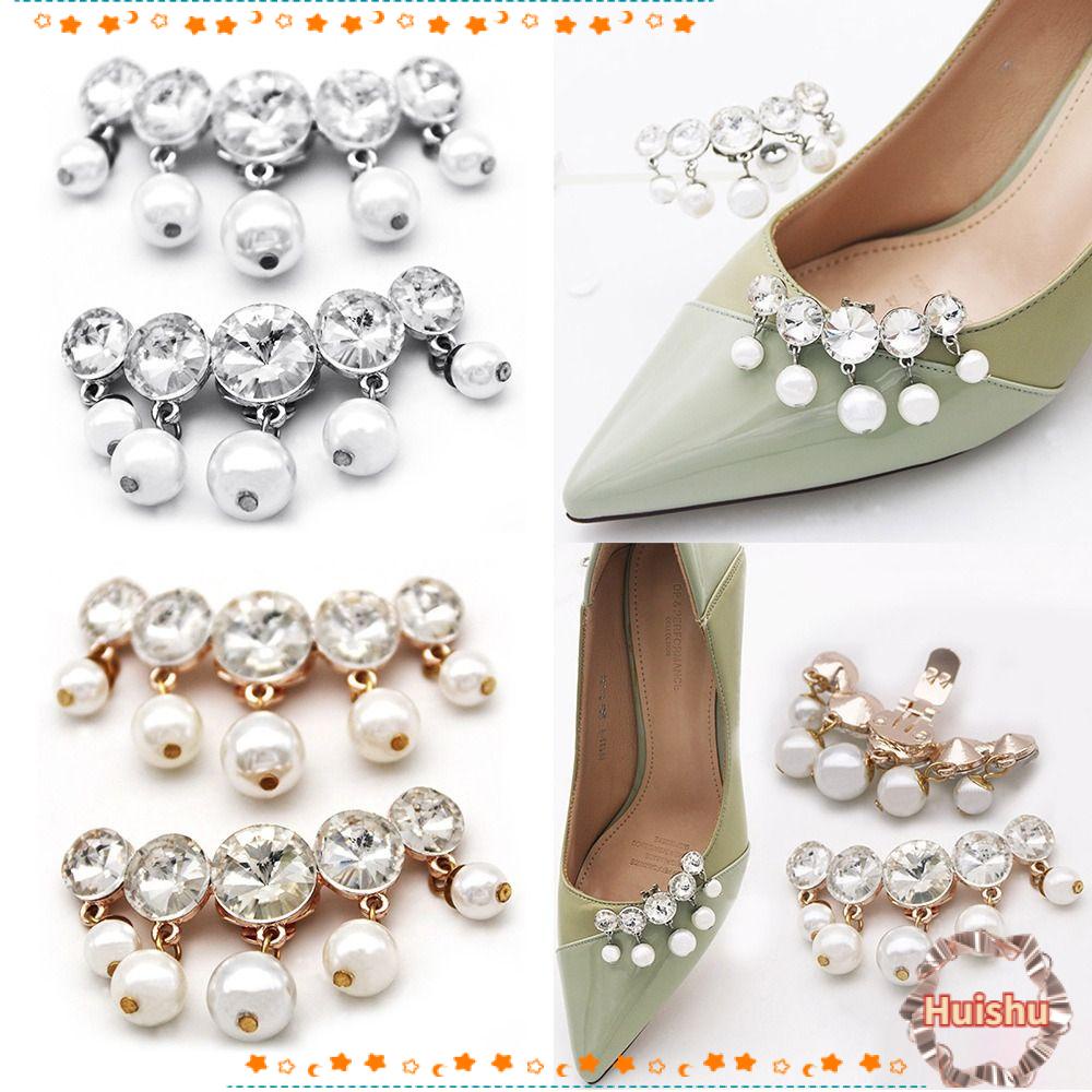 HS Ghim Cài Áo Hình Giày Cao Gót Đính Đá Pha Lê Lấp Lánh Thay Thế Thời Trang