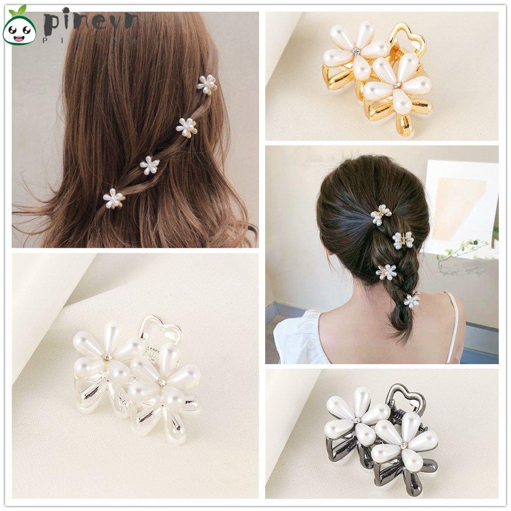 PINEVN Kẹp Tóc Đính Ngọc Trai Kiểu Dáng Thời Trang