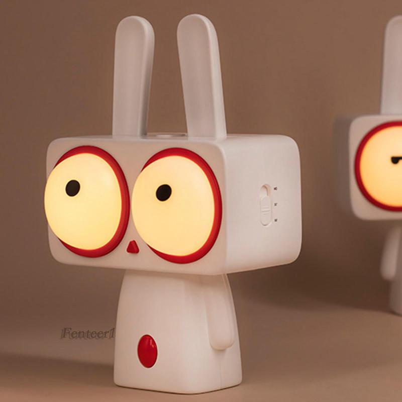 Đèn Ngủ Trang Trí Hình Thỏ Dễ Thương Cho Bé