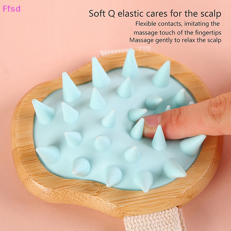 Bàn Chải Tròn Massage Da Đầu Cầm Tay Phyl Lostachys