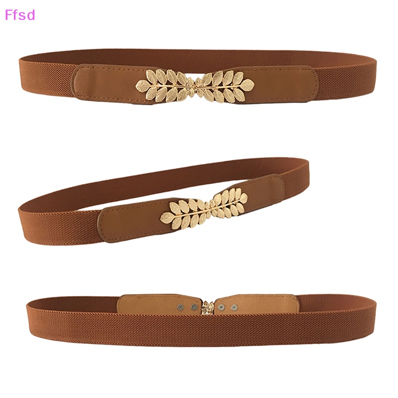 Thắt Lưng Mỏng Co Giãn Khóa Chữ N Thời Trang Cho Nữ
