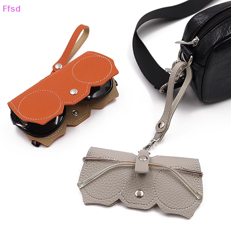 1 Túi Da Đựng Mắt Kính Cầm Tay Phong Cách Retro