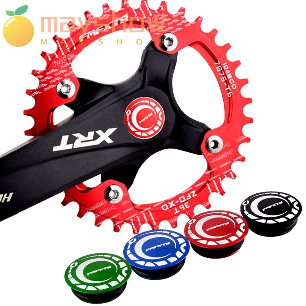 MAYSHOW Bộ 2 Vỏ Bọc Đĩa Xe Đạp Leo Núi Bằng Nhôm Chống Bụi &amp; Nước