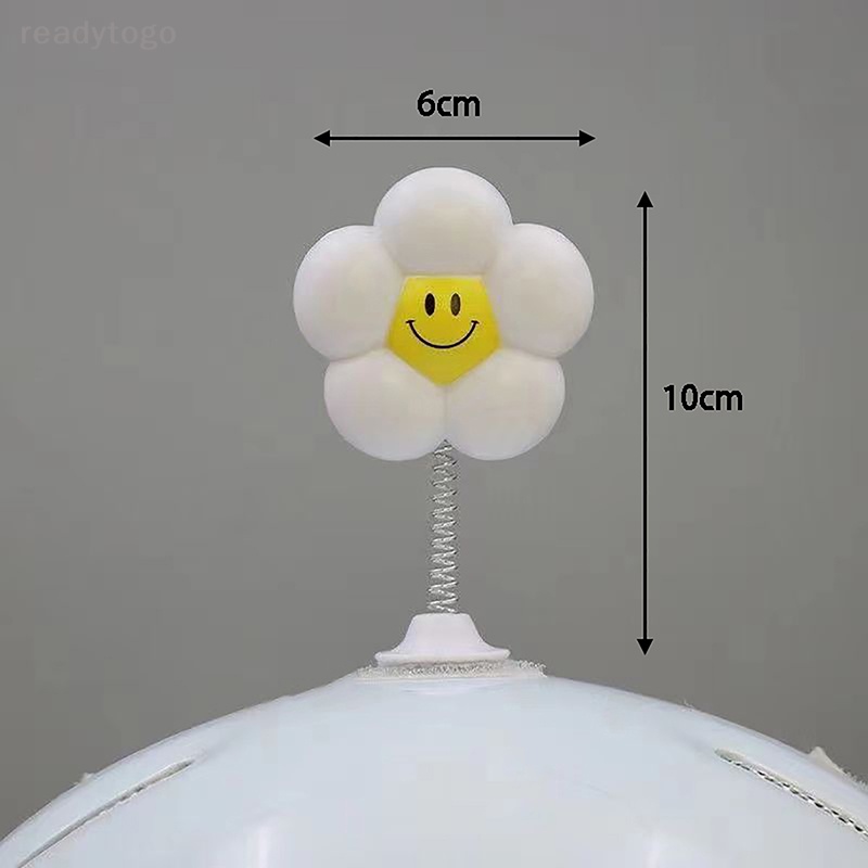 1 Mũ Bảo Hiểm Trang Trí Hoa Dễ Thương Cá Tính