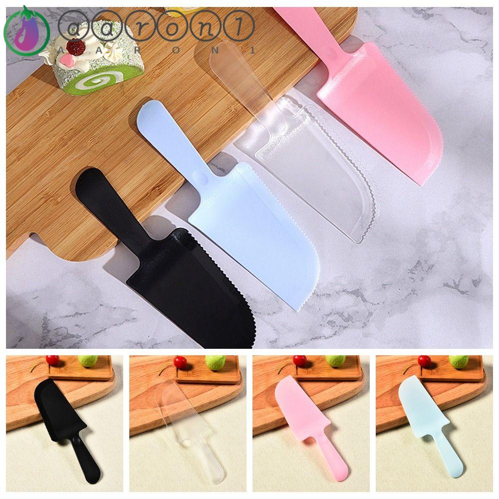AARON1 Bộ 10 Dụng Cụ Cắt Bánh Kem Bằng Nhựa Dùng Một Lần