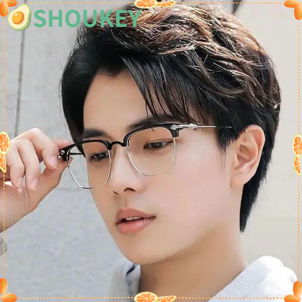 SHOUKEY Kính Đọc Sách Gọng Siêu Nhẹ Chống Ánh Sáng Xanh Thoải Mái Thiết Kế Nhỏ Gọn Thời Trang Cho Nam Và Nữ