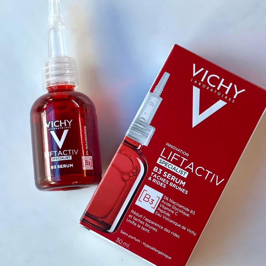 Serum Vi.chy B3 đỏ chống lão hóa + 6% shopee