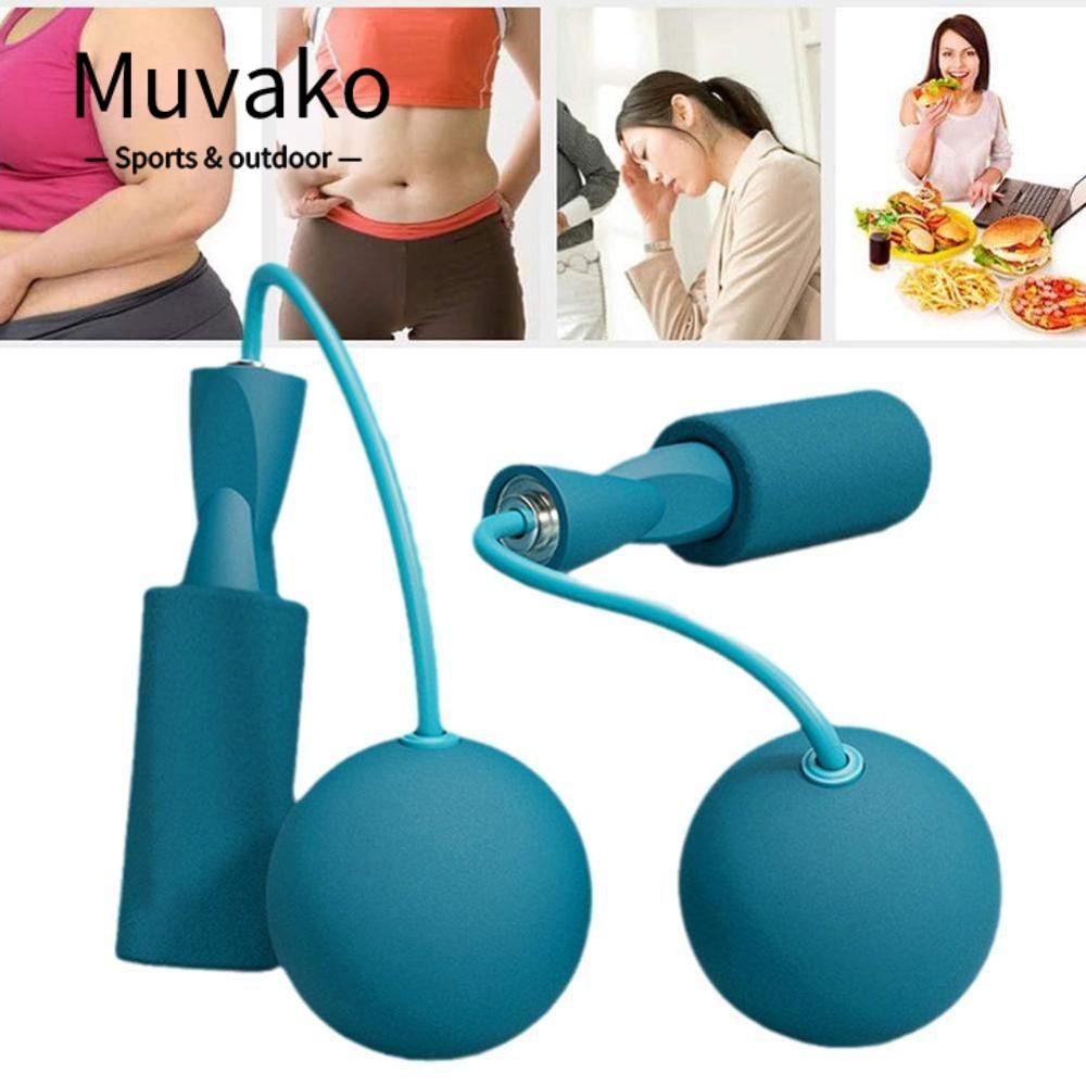 MUVAKO Dây Nhảy Thể Thao Bằng PVC Có Thể Điều Chỉnh Tốc Độ Cao Dành Cho Người Lớn Và Trẻ Em