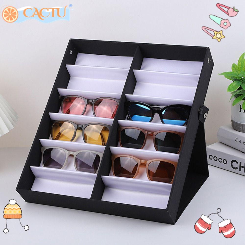 CACTU Khay Đứng 12 Ngăn Đựng Mắt Kính Tiện Lợi