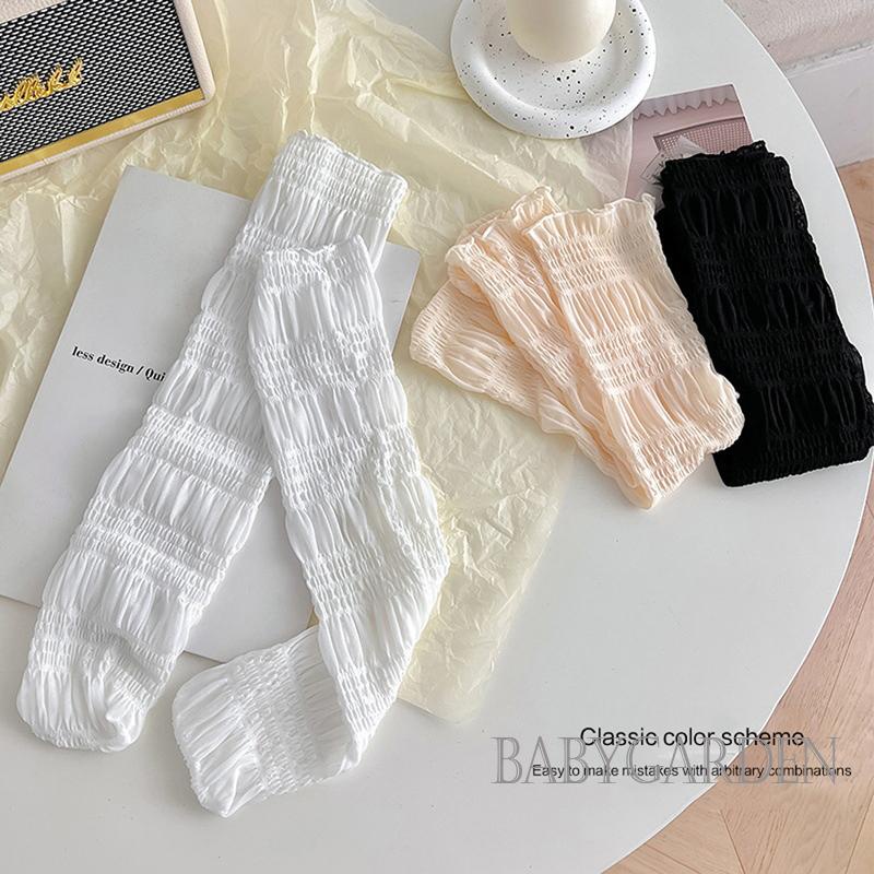 / / Vớ Dài Mềm Mại Nhẹ Nhàng Xếp Ly Ngọt Ngào Cho Bé Gái Mặc Hàng Ngày