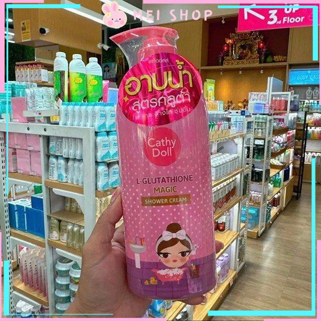 Sữa Tắm Dưỡng Ẩm Trắng Da Ready 2 White One Day Whitener Cathy Doll 450ml Thái Lan