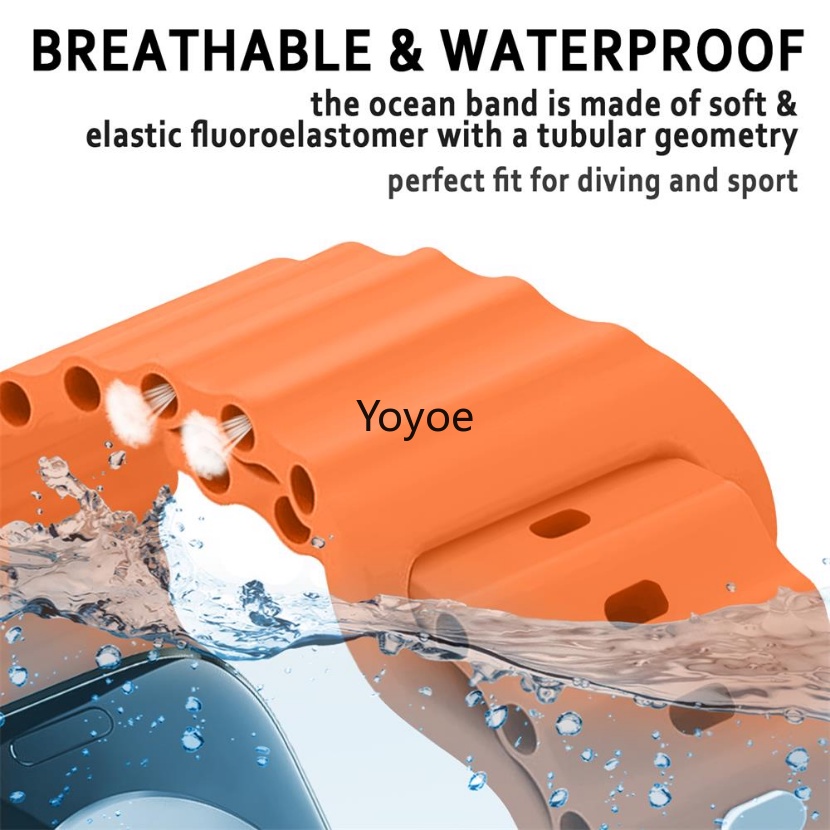 Dây Đeo Bằng Silicone 49mm / 45mm / 44mm / 42mm 41mm / 40mm / 38mm Cho iWatch Ultra Series 8 7 6 5 4 SE 3