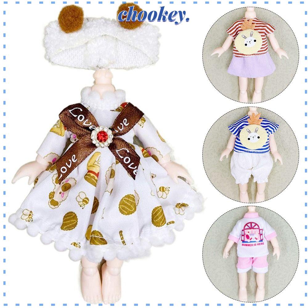 CHOOKEY Đầm Thời Trang 10 Kiểu Dành Cho Búp Bê Ob11 Ob11 16~17cm 1 / 11