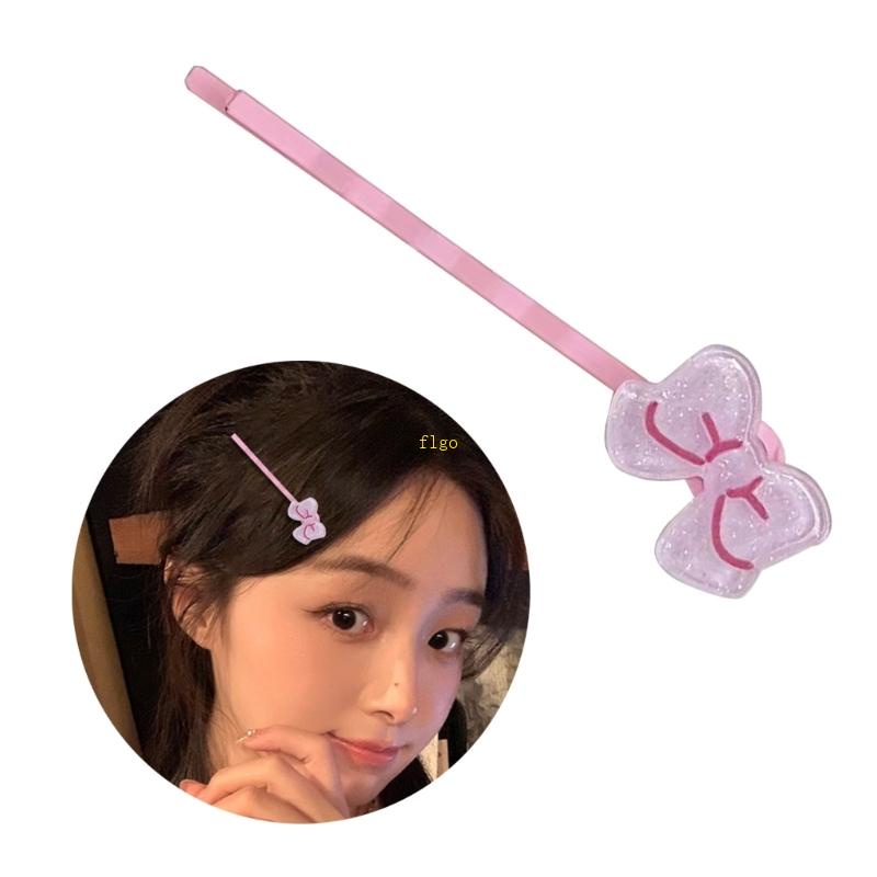 Kẹp Tóc Hình Nơ Y2K Mini Dễ Thương