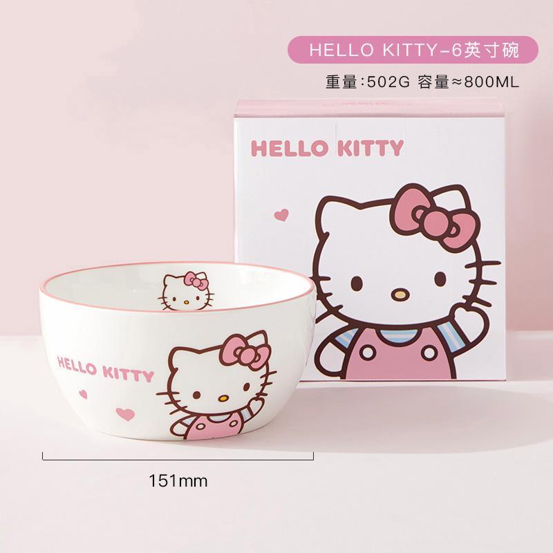 Graby2023  Bát Gốm Sanrio Ăn Cơm Mì Ăn Mì Ăn Cơm Làm Quà Tặng Đơn Giản Dễ Thương Cho Trẻ Em Bán Chạy
