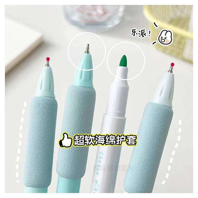 Set 4 Bút Mực Gel Ngòi 0.5MM In Hình Cây Kem Dễ Thương