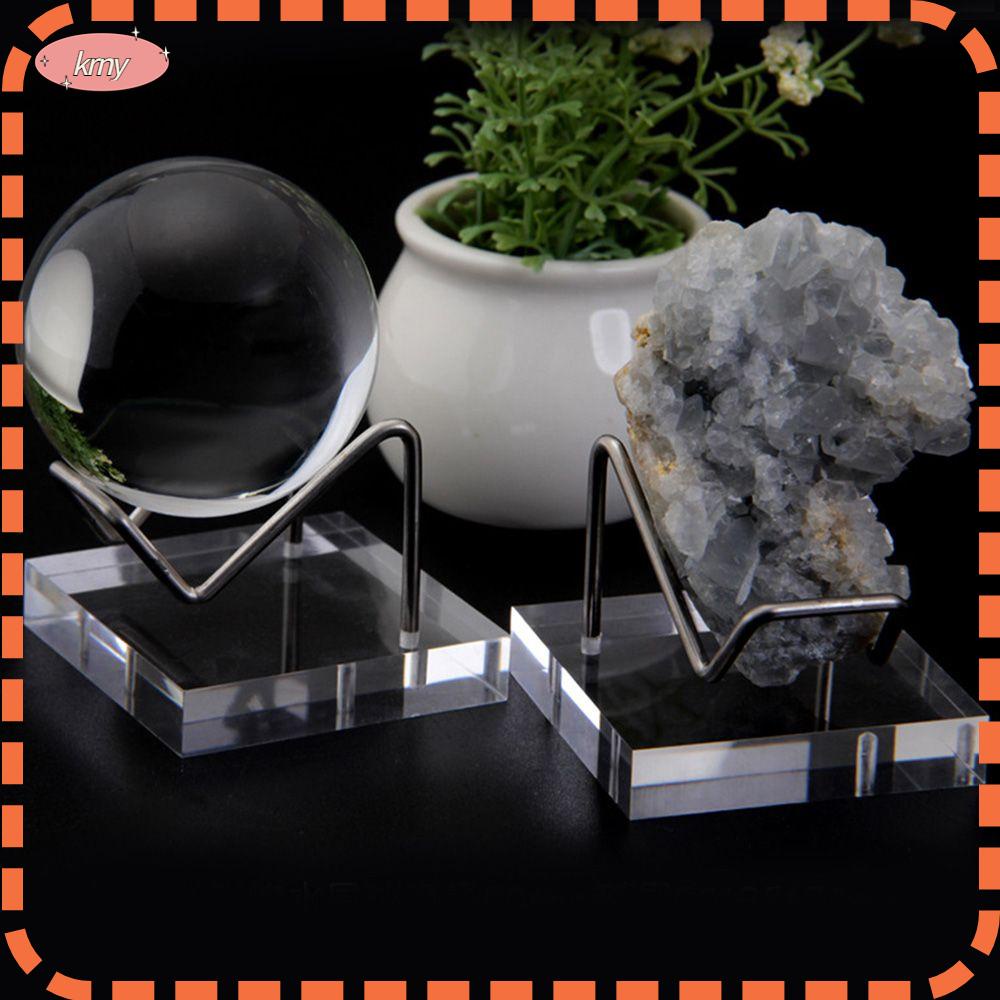 KRNY Giá Đỡ Quả Cầu Đá Mã Não Để Bàn Bằng Acrylic