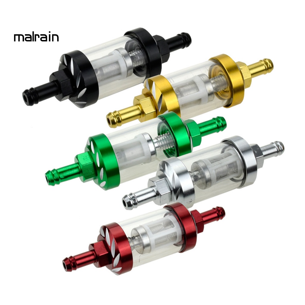 Bộ Lọc Nhiên Liệu Bằng Nhôm Trong Suốt Chống Rỉ Có Thể Tháo Rời Cho Xe Máy