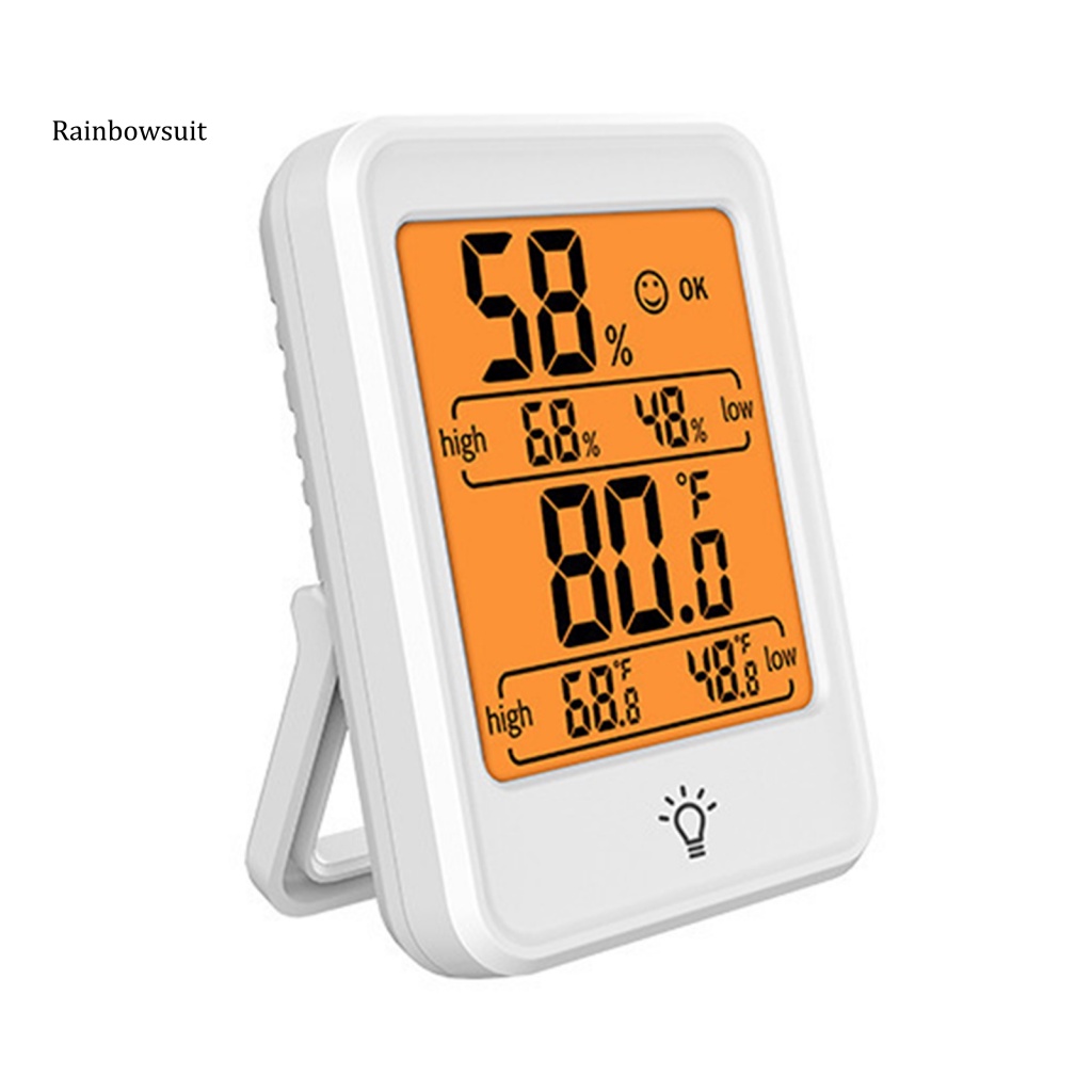 Đồng Hồ Đo Nhiệt Độ Và Độ Ẩm MC41 Màn Hình LCD Kỹ Thuật Số Có Đèn Nền Dành Cho Phòng Em Bé