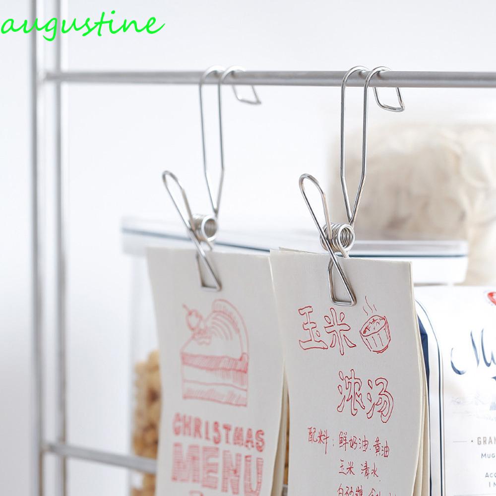 AUGUSTINE Kẹp Phơi Quần Áo Bằng Kim Loại Tiện Dụng