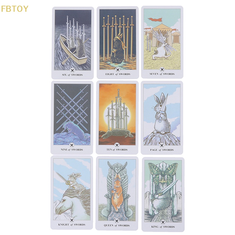 Bộ Bài Tarot 78 Lá Hình Thỏ Lunalapin