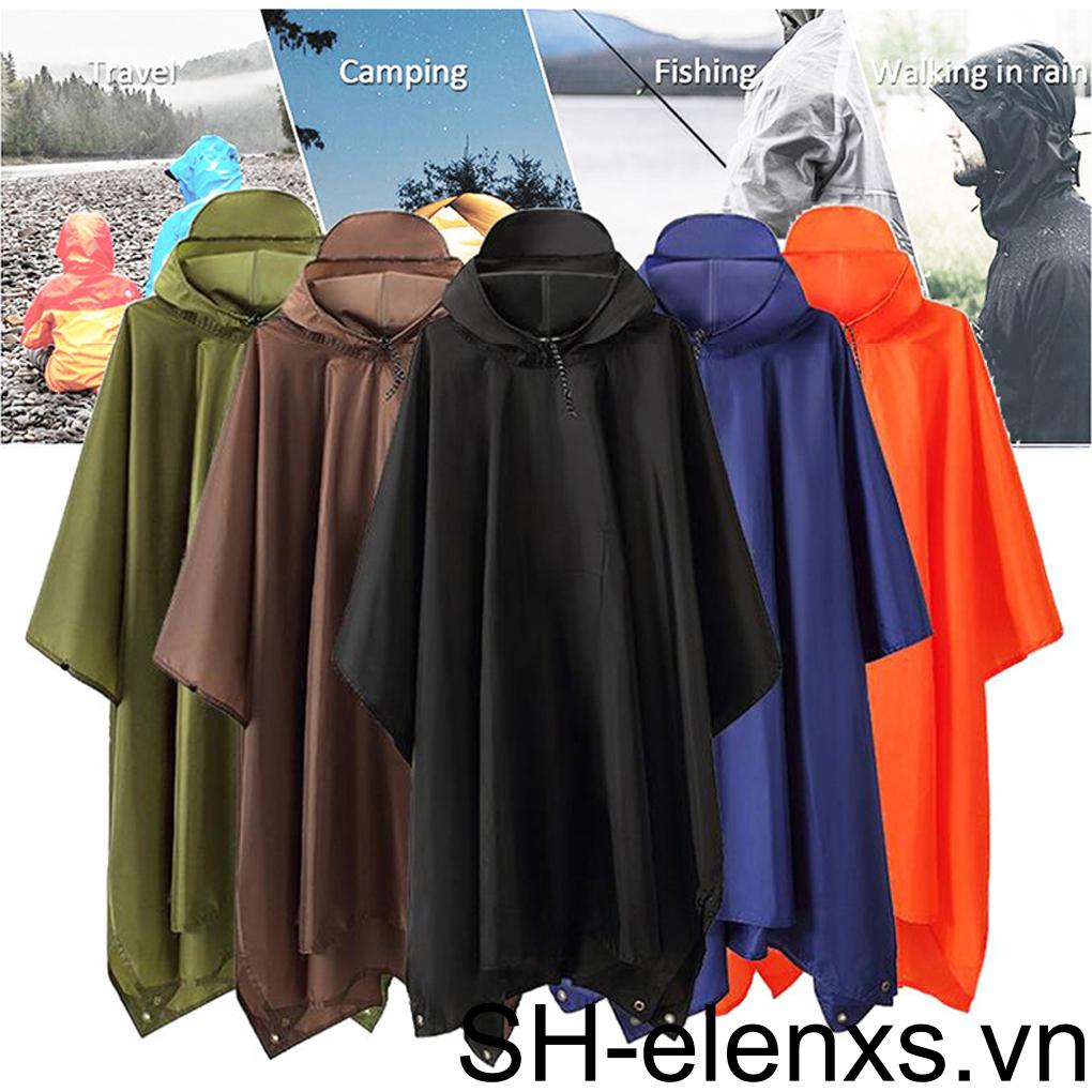 Áo Mưa 3 Trong 1 Có Mũ Trùm Tiện Dụng Cho Nam Và Nữ