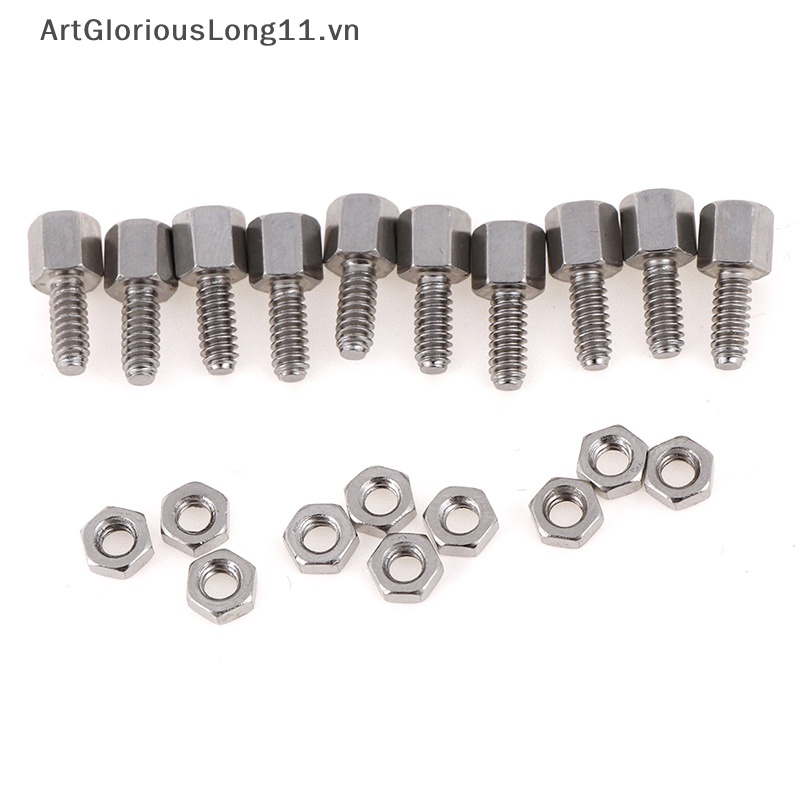 Set 10 Bu Lông Đầu Đinh Tán 5 + 7mm D-Sub VGA Chuyên Dụng