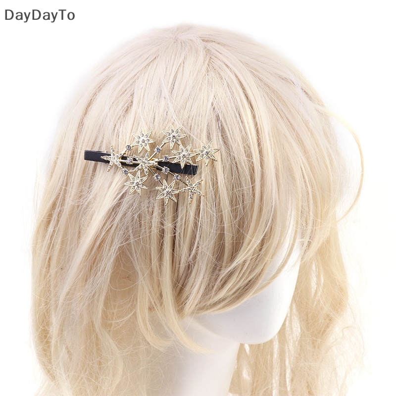 Kẹp Tóc Hình Ngôi Sao Đính Đá Thời Trang Cho Nữ