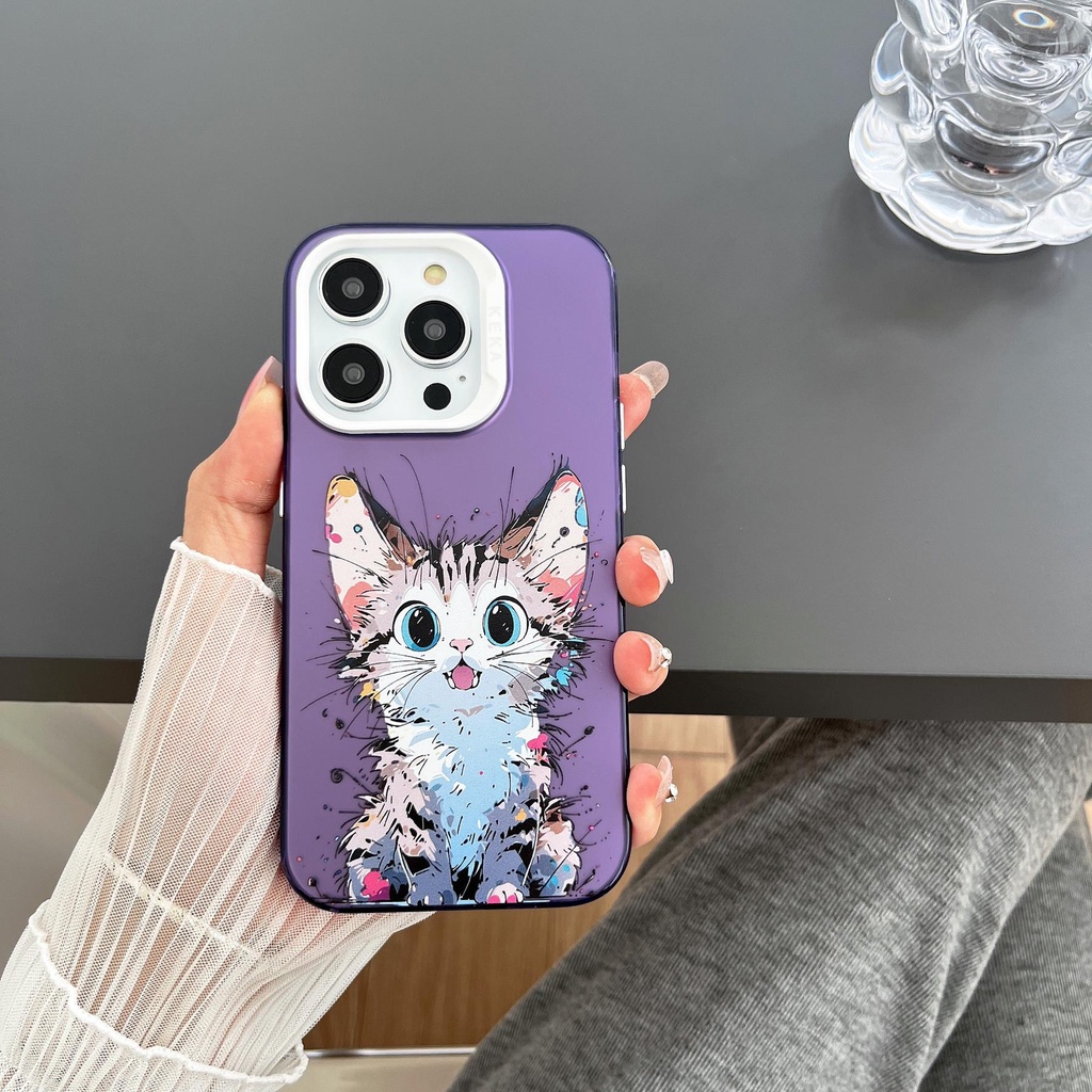 Ốp Điện Thoại tpu Silicone Mềm Trong Suốt Họa Tiết Graffiti Cho iPhone 14 13 12 PRO MAX 14 Plus