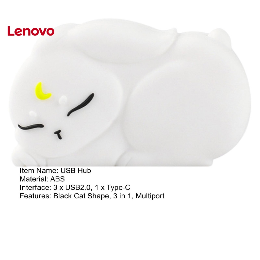 Bộ Chia Cổng USB 2.0 Type-C / USB 2.0 Tốc Độ Cao Hình Hoa Hướng Dương / Mặt Trăng / Thỏ Đang Ngủ Cho Máy Tính