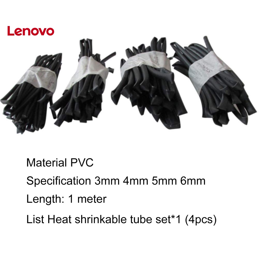 Bộ 4 Ống Co Nhiệt 4 Trong 1 Chống Ăn Mòn 1m Chuyên Dụng Cho Dây Cáp Sạc