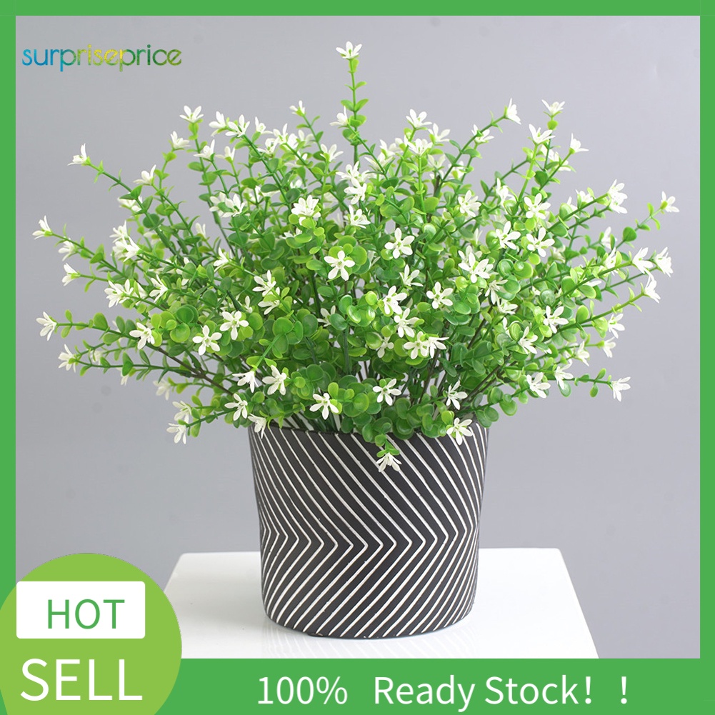 1 Cành Hoa Lá Nhân Tạo Trang Trí Nhà Cửa / Tiệc Cưới DIY