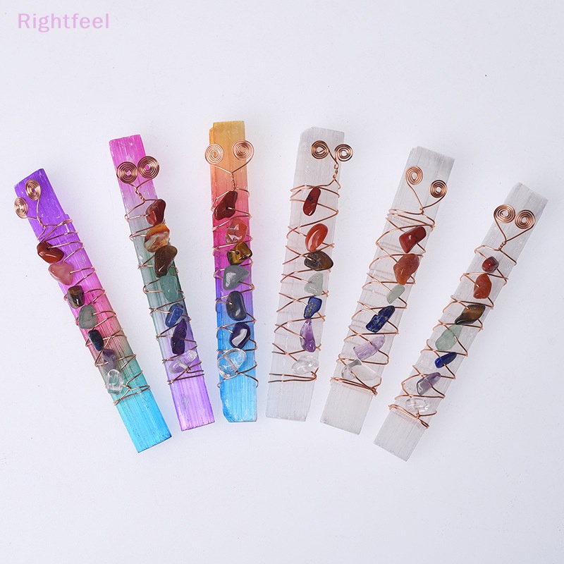 1 Cây Đá Thiền / Yoga 7 Màu Chakra Không Đều Mới