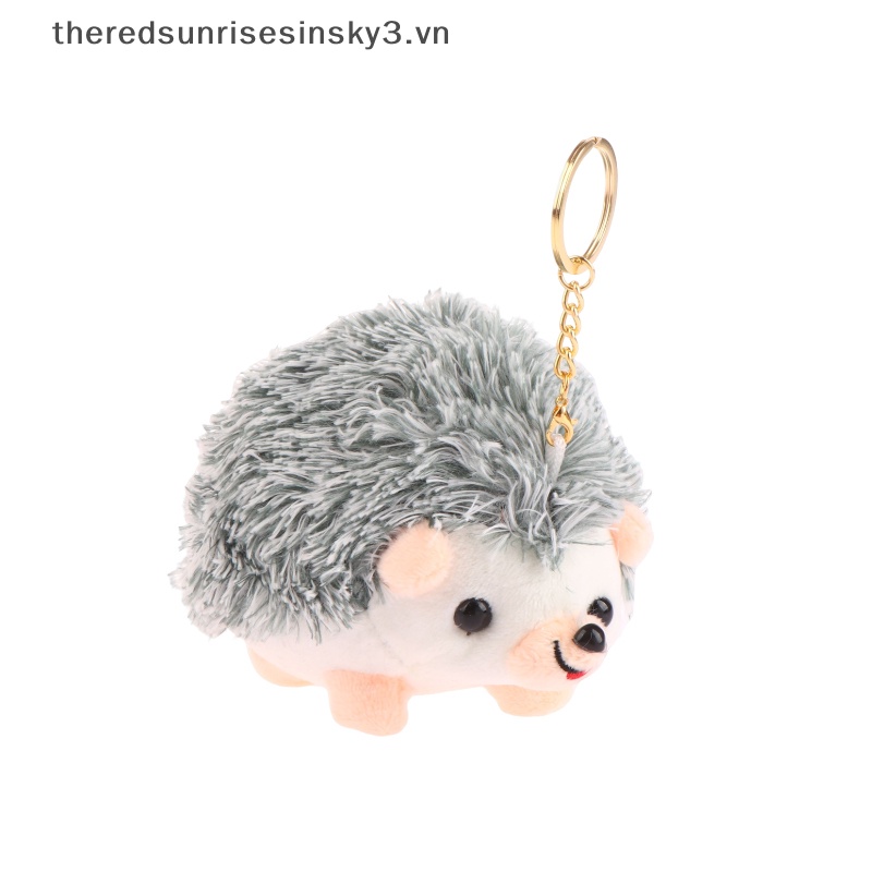 Móc Khóa Hình Nhím Nhồi Bông Nhiều Màu Sắc 12CM Mềm Mại Dành Cho Ba Lô / Túi Xách / Xe Hơi