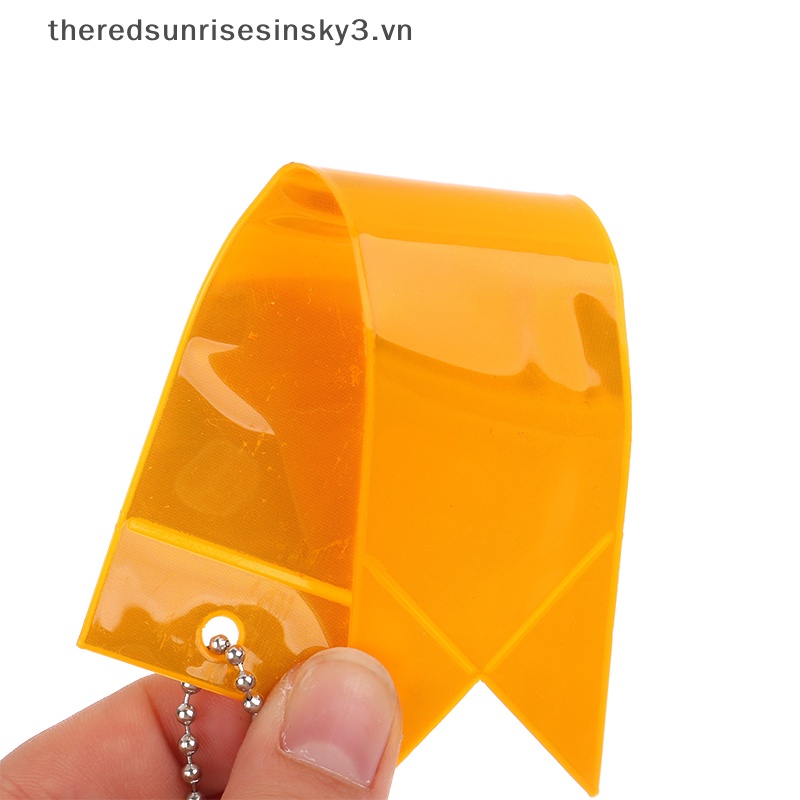 # # Mặt Dây Chuyền Dạ Quang Cảnh Báo Đi Bộ Ban Đêm Bằng PVC Chống Nước Có Móc Khóa Phát Sáng Trong Bóng Tối