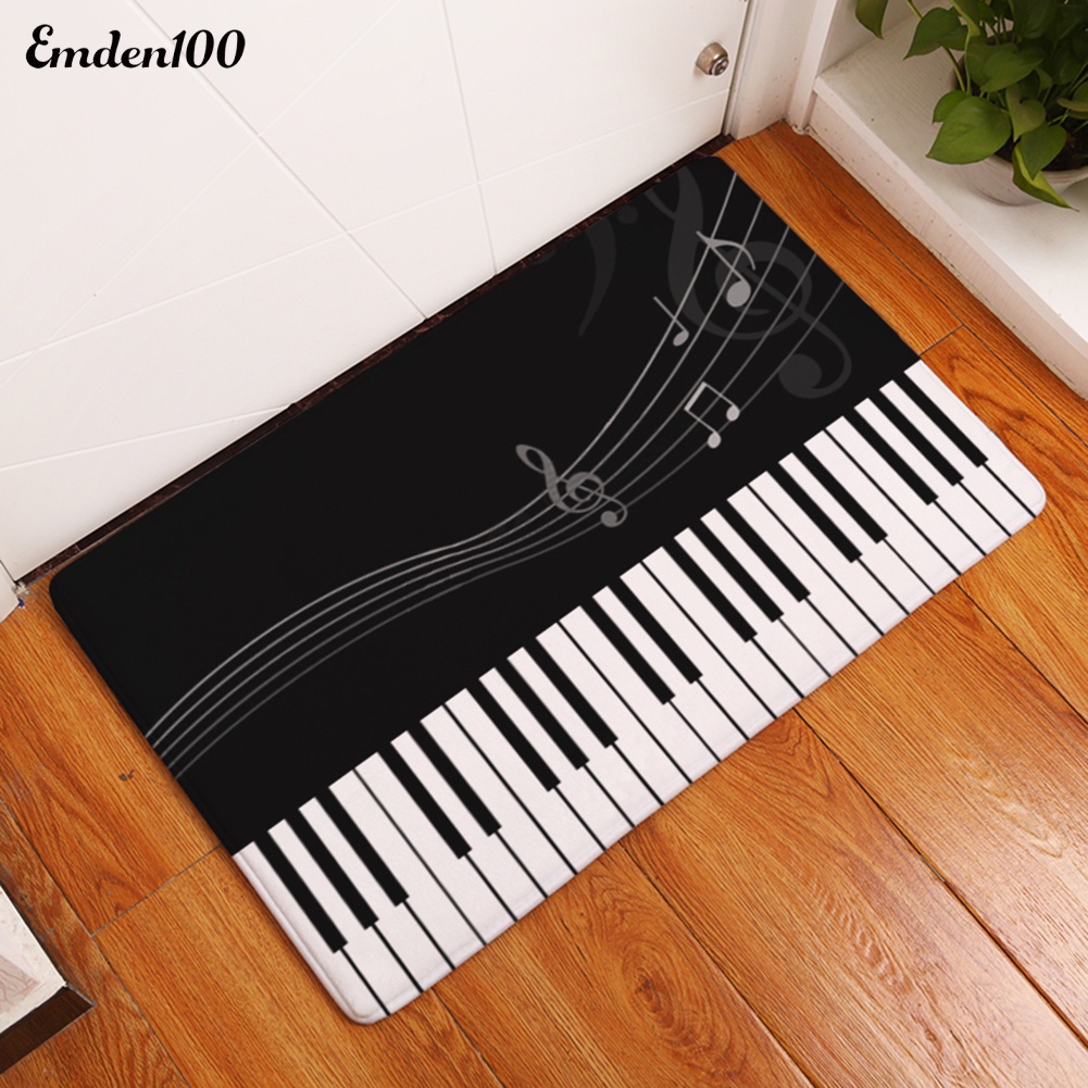 Thảm lót cửa chùi chân Chống Trượt Hình Nốt Nhạc
