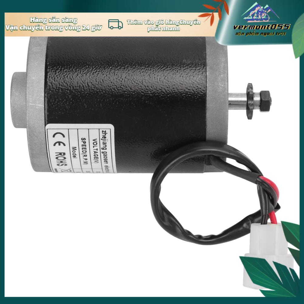 Vermont055 MY6812 Động Cơ DC 12V 100W Nhôm Bền Chắc Chắn Tốc Độ Cao 3550 Vòng/phút Dễ Sử Dụng Xe Điện Cho Đạp Tay Ga
