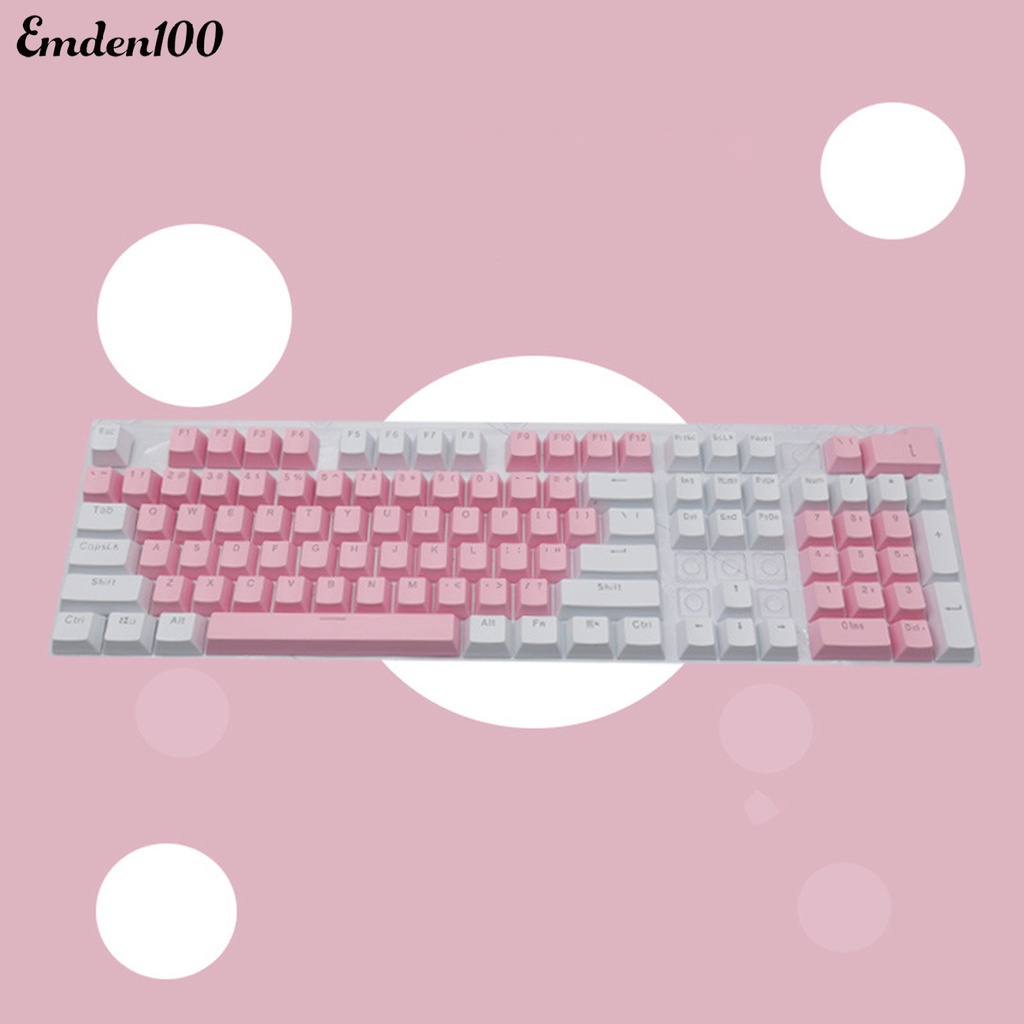 Bộ 104 Nút Bàn Phím Nhựa ABS Chống Trượt Cho Máy Tính