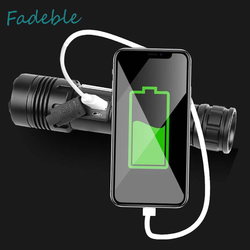 Đèn Pin XHP70 / XHP160 COB LED 1500LM / 1800LM Chống Thấm Nước IPX4 Sạc USB Tiện Dụng