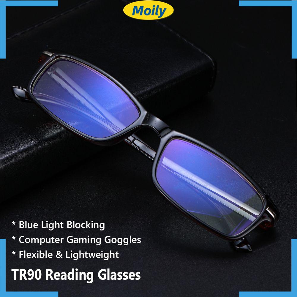 MOILYVN Kính Đọc Sách TR90 Chống Bức Xạ Cho Nam Và Nữ