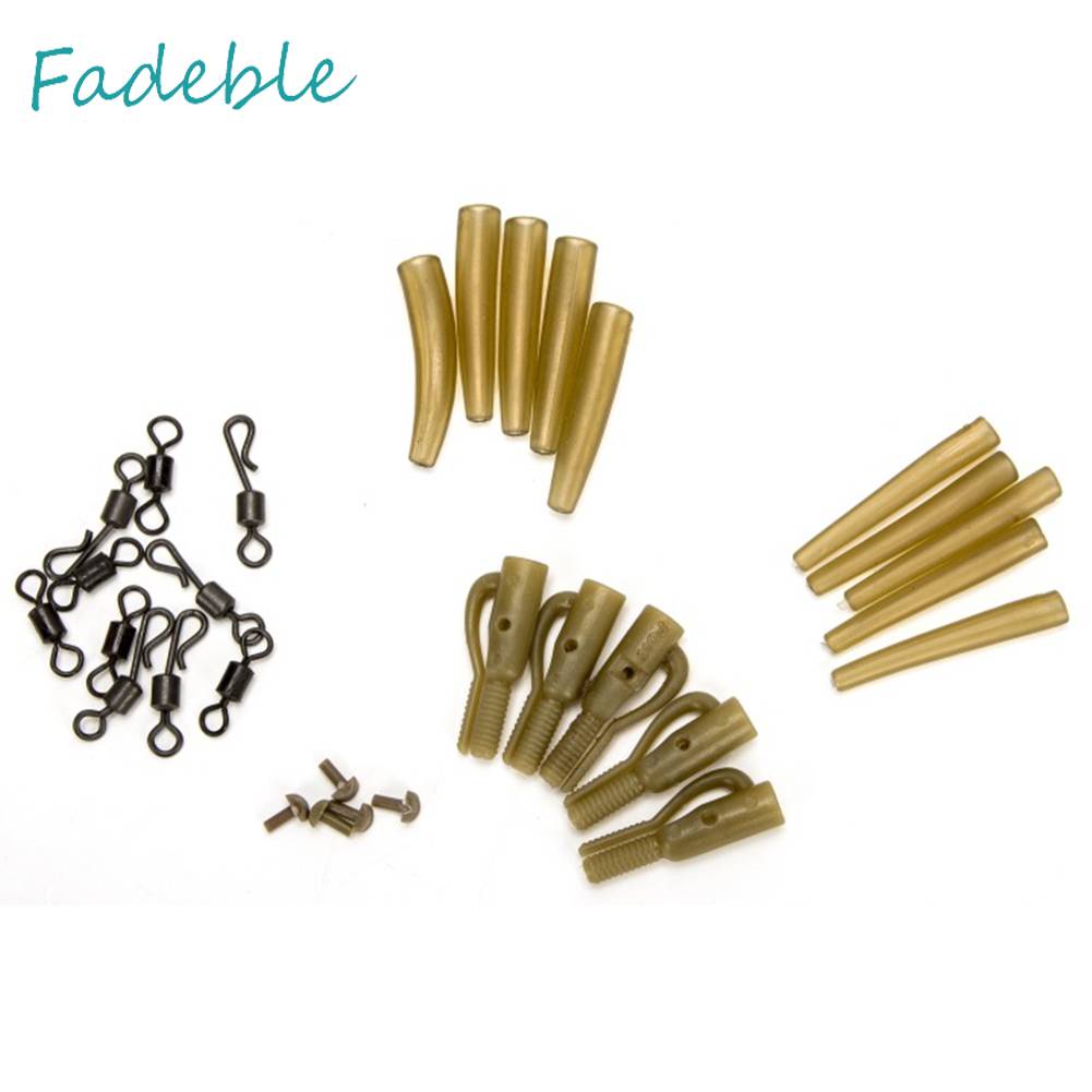 Set 30 Ống Cao Su Mềm Có Khớp Khuyên Cho Câu Cá