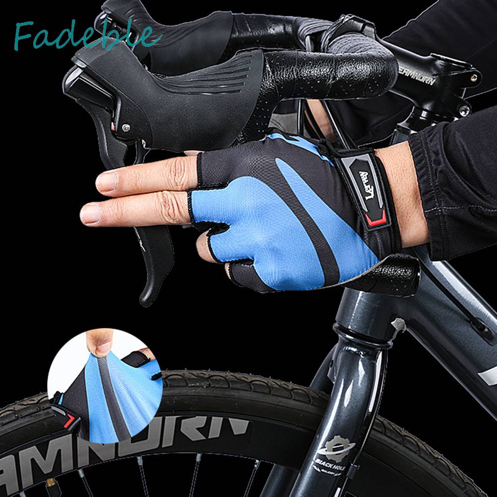 Găng Tay Thể Thao Hở Ngón Mềm Mại Thoáng Khí Lycra