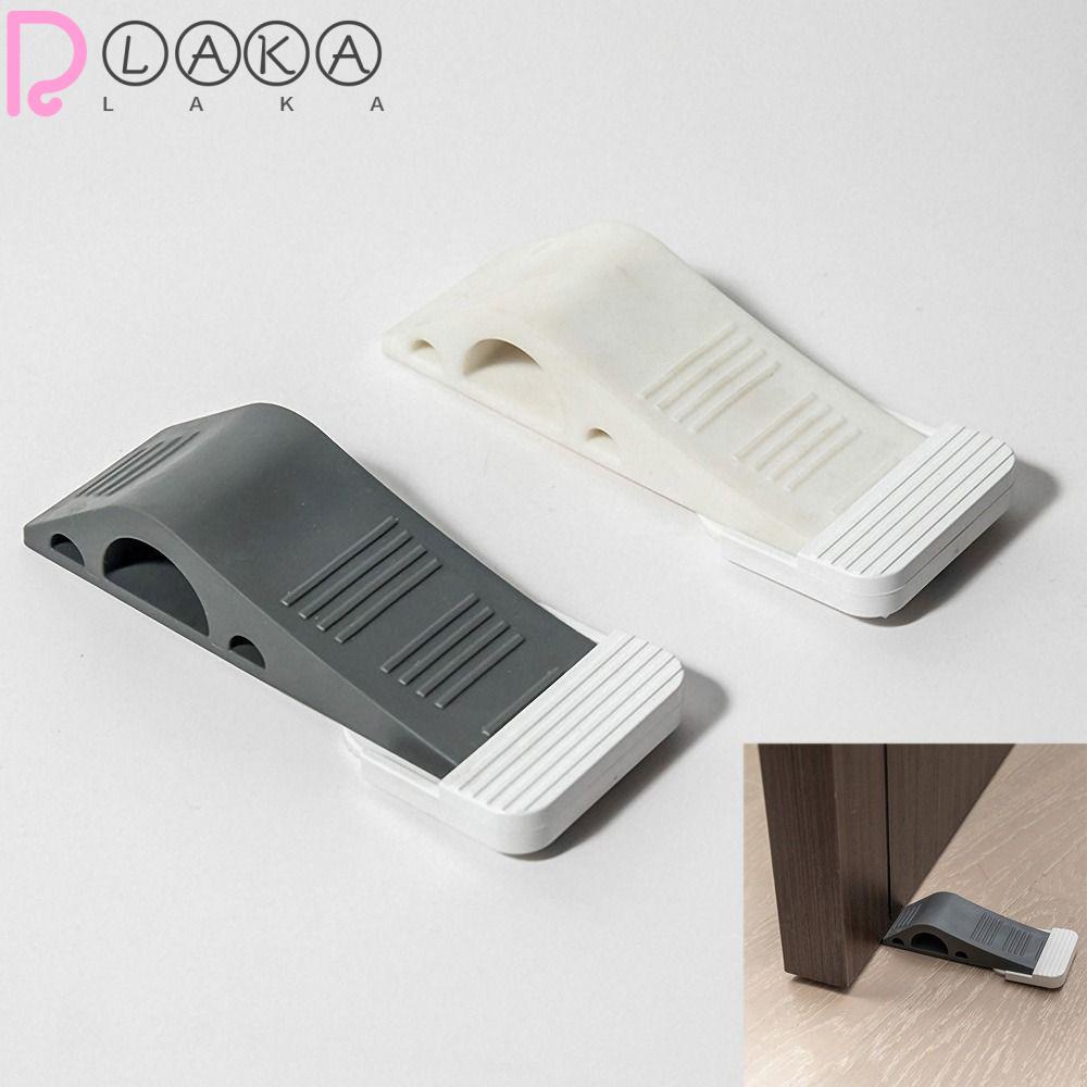 LAKAMIER Dụng Cụ Chặn Cửa Chống Tiếng Ồn Thiết Kế Rỗng Màu Xám Nhạt Siêu Bền Tiện Dụng Cho Gia Đình / Văn