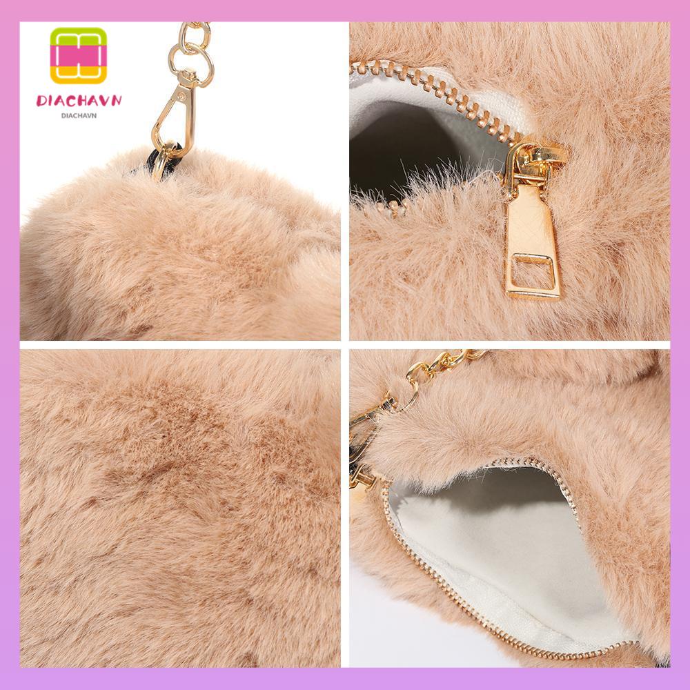 DIACHAVN Túi Đeo Chéo Hình Trái Tim Cỡ Lớn Thời Trang