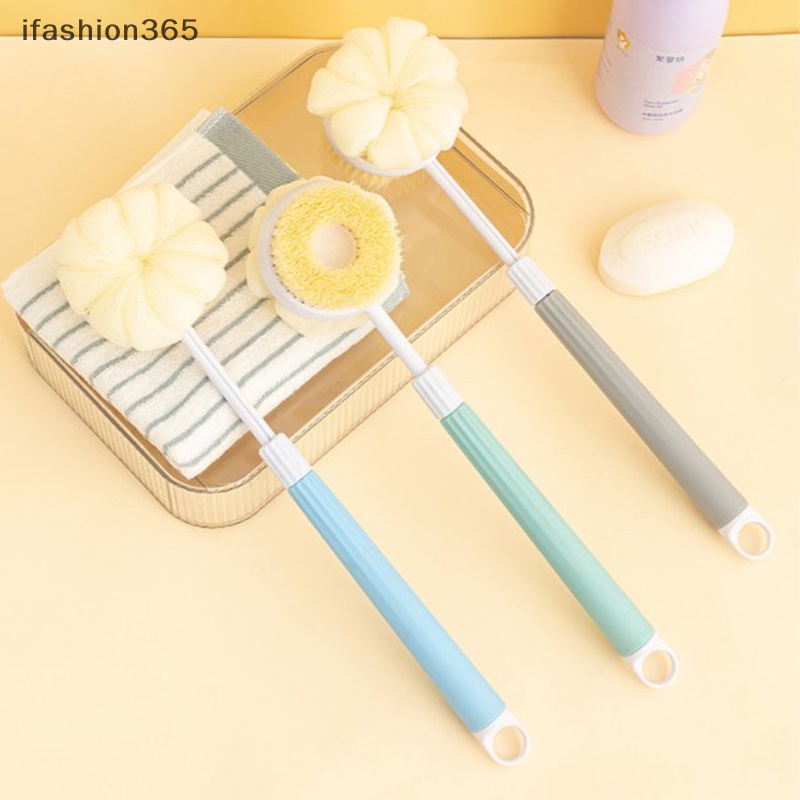 Bàn Chải Xốp Chà Lưng Mát Xa Cơ Thể Khi Tắm Có Tay Cầm Tiện Dụng ifashion365