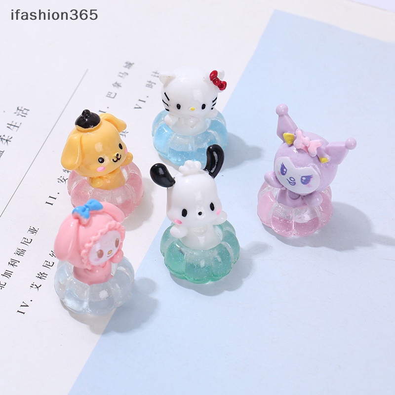 1 Vòng Phao Bơi mini Bằng Nhựa Phát Quang Trang Trí Nhà Búp Bê Thời Trang ifashion365