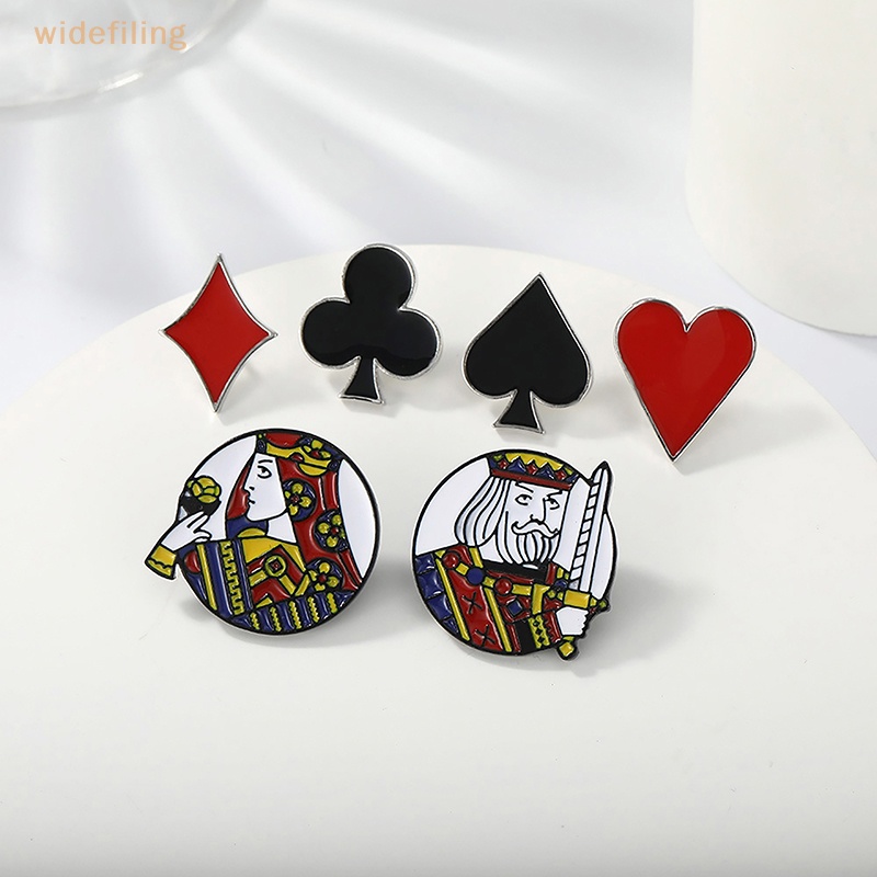 Ghim Cài Áo Hình Lá Bài Poker Thời Trang Chất Lượng Cao Dành Cho Nam Nữ