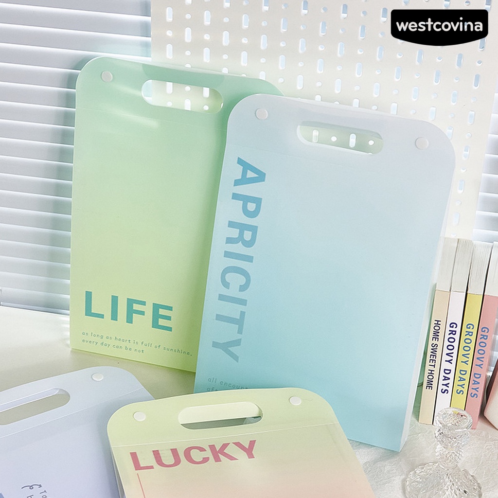 [WSTN]✎1 Bộ Bìa Đựng Tài Liệu Khổ A4 13 Ngăn Đa Chức Năng Tiện Dụng