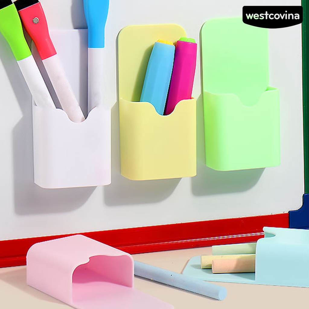 [WSTN]✎Bộ 4 Giá Đỡ Bút Đánh Dấu Có Giác Hút Mạnh Chống Rơi Vỡ Dễ Sử Dụng