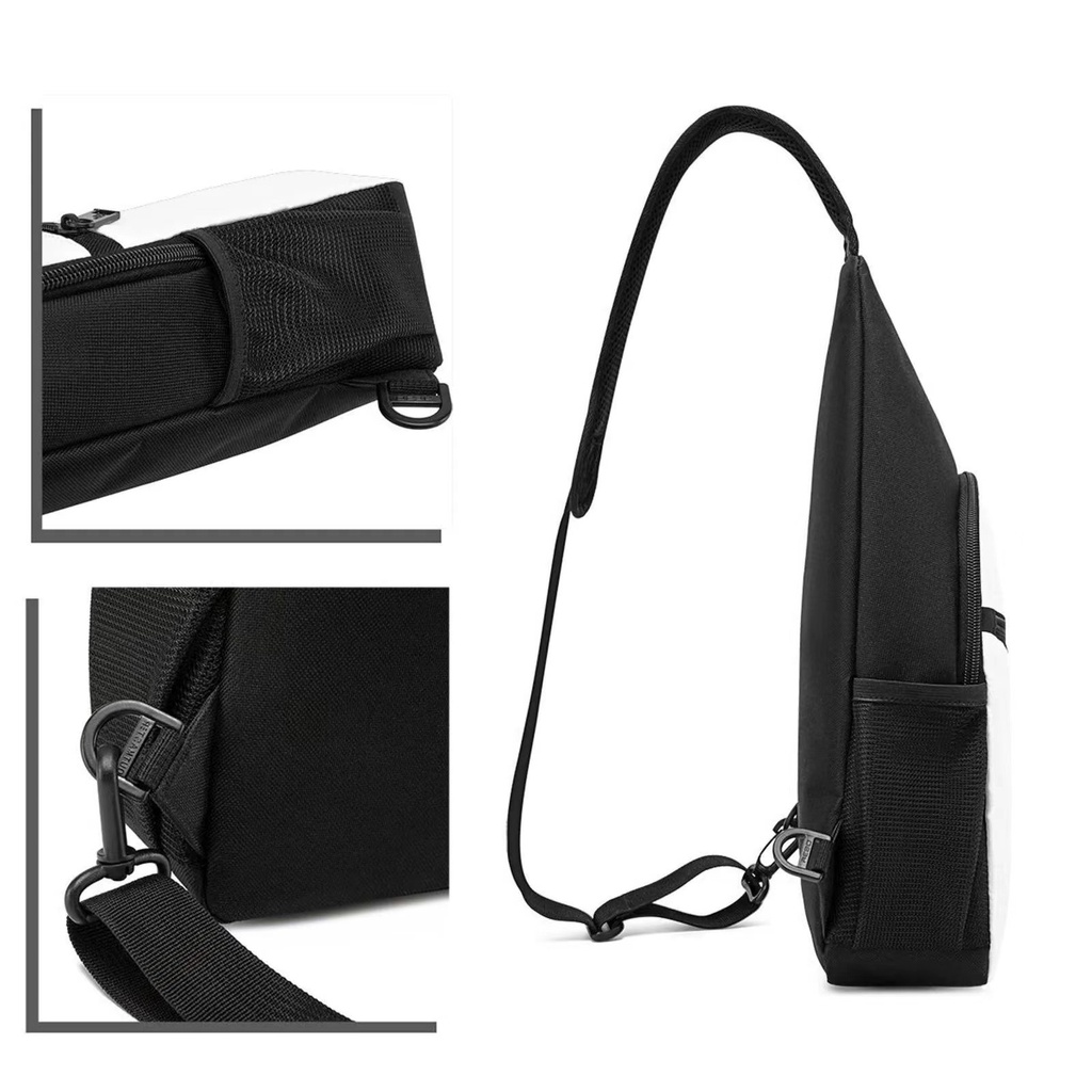 Túi Đeo Chéo Ngực Họa Tiết Thêu Thời Trang Cho Nam Nữ